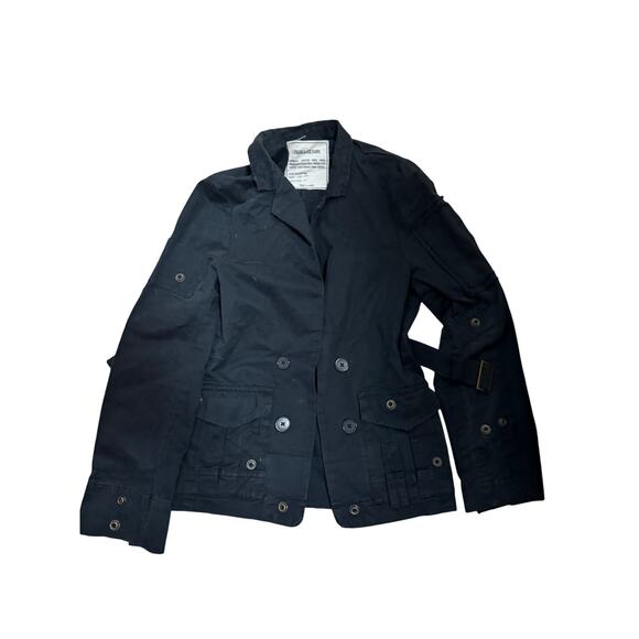 Zadig & Voltaire cargo black utility jacket size small - Picture 10 of 14